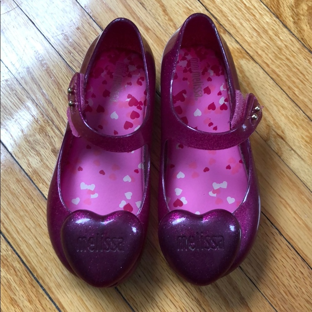 Mini Melissa heart shoes